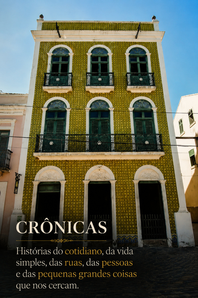Casarão antigo de azulejos verdes