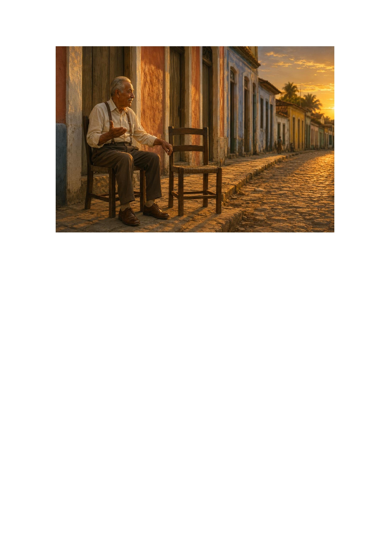 A CADEIRA VAZIA NA CALÇADA